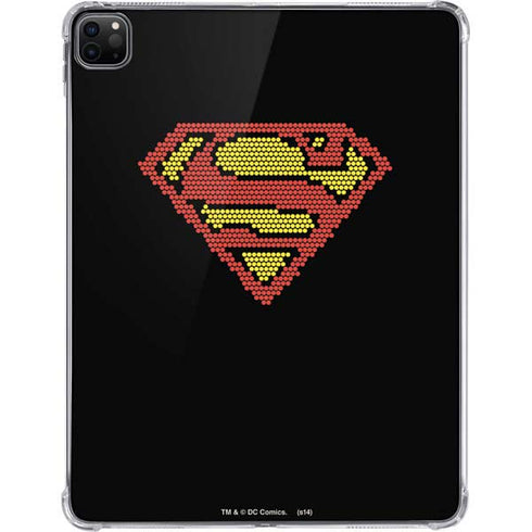DC Comics Superman Logo Pixels iPad Pro 11in (2024) Clear Case